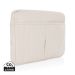 Laluka AWARE™ 15,6 tommer laptop-sleeve i genanvendt bomuld off white