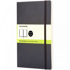 Moleskine Classic L softcover notesbog - blank Sort