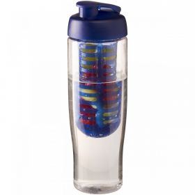 H2O Active® Tempo 700 ml drikkeflaske med fliplåg & infuser Blå