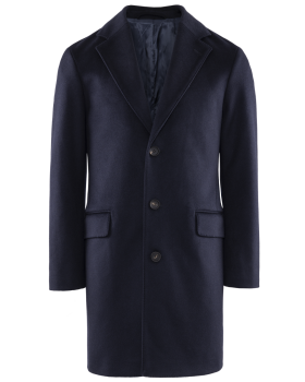 Berkeley Canneto Wool Coat, Herre Marineblå