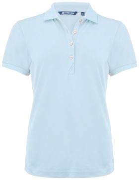 Virtue Eco Polo Solid Ladies Blå