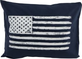 Pillow Cover USA Marineblå