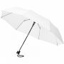 Wali 21" foldbar paraply med automatisk åbning Hvid