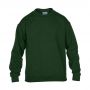 YOUTH CREW NECK 18000B forest green