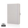 Sam A5 RCS certificeret klassisk notesbog i bonded læder Hvid